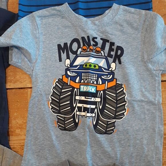 6 pc boys short sleeve shirts size 3 T, some new. - Picture 6 of 13